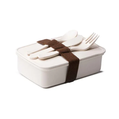 Wheat straw Lunchbox With Cutlery Set