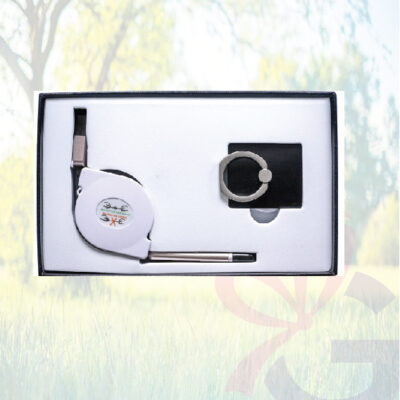 Gift box including charging cable and holder