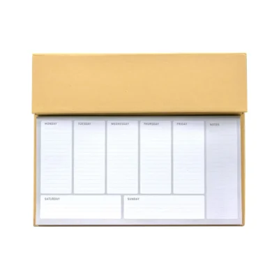 Work Planner with Clips Pen and Post-it