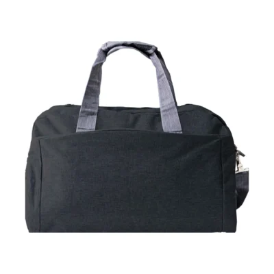 Duffle Bag with front and side pocket Black