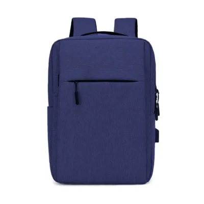 Backpack with USB Charging Point Blue