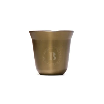 Stainless Steel Espresso Cup Gun Metal