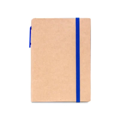 A6 Craft Notebook with Pen and Post-it Blue