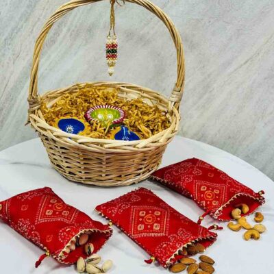 Diwali Gift Hamper Basket-AS/PG/58
